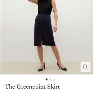 MM La Fleur | The Greenpoint Skirt Blue | Sz 8